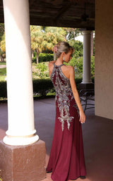 8 of 20 Primavera Couture 13167 Burgundy