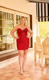 3 of 8 Primavera Couture 14091 Red
