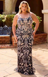 1 of 9 Primavera Couture 14102 Black/Coral