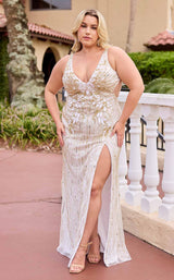 1 of 9 Primavera Couture 14104 Ivory/Gold
