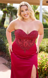 7 of 11 Primavera Couture 14109 Red