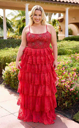 1 of 6 Primavera Couture 14110 Red-Nude