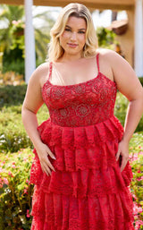 2 of 6 Primavera Couture 14110 Red-Nude