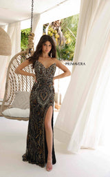 2 of 14 Primavera Couture 4335 Black/Gold