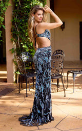 4 of 23 Primavera Couture 4508 Black/Blue
