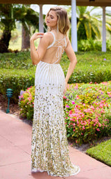 9 of 12 Primavera Couture 4527 Ivory/Gold