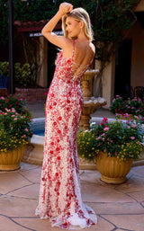 7 of 21 Primavera Couture 4533 Ivory/Red