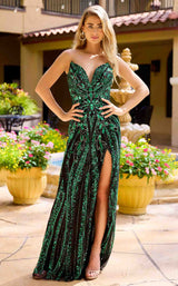 5 of 24 Primavera Couture 4534 Black/Green