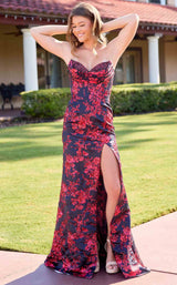 1 of 7 Primavera Couture 4537 Black/Red