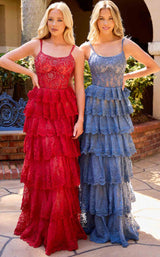 7 of 7 Primavera Couture 4546 Multiple-Colors