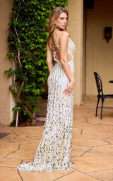 3 of 11 Primavera Couture 4554 Ivory/Gold
