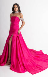 1 of 6 Rachel Allan 50396 Dress