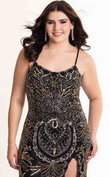 2 of 58 Rachel Allan 70002 Dress