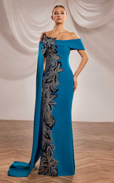 1 of 3 Reverie Couture 243 Teal