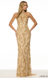 2 of 3 Sherri Hill 57021 Gold