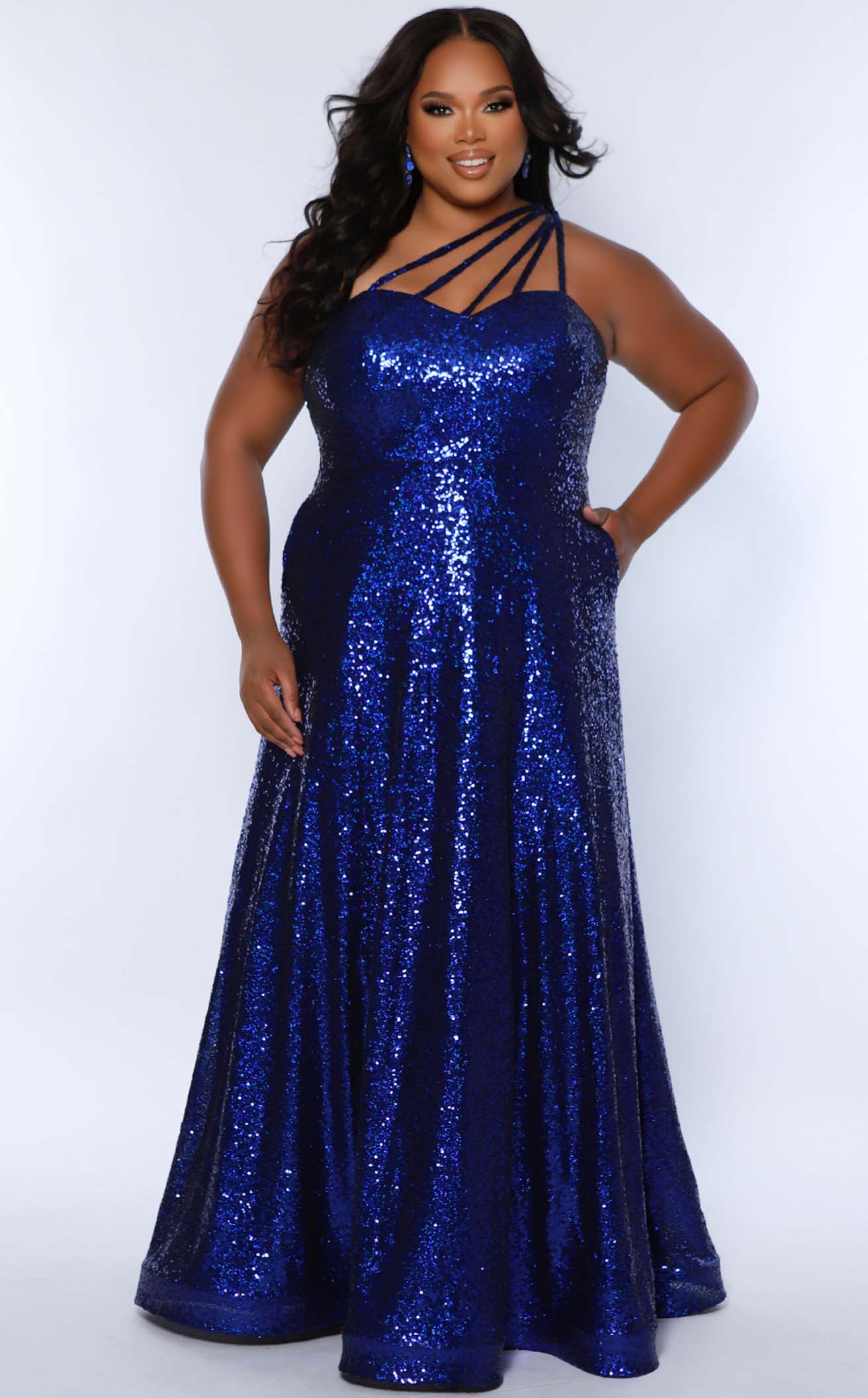 Sydneys Closet SC7389 Dress | TheDressWarehouse.com