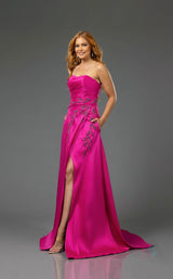 3 of 7 Terani 251p4061 Fuchsia