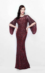 3 of 39 Primavera Couture 9713 Burgundy