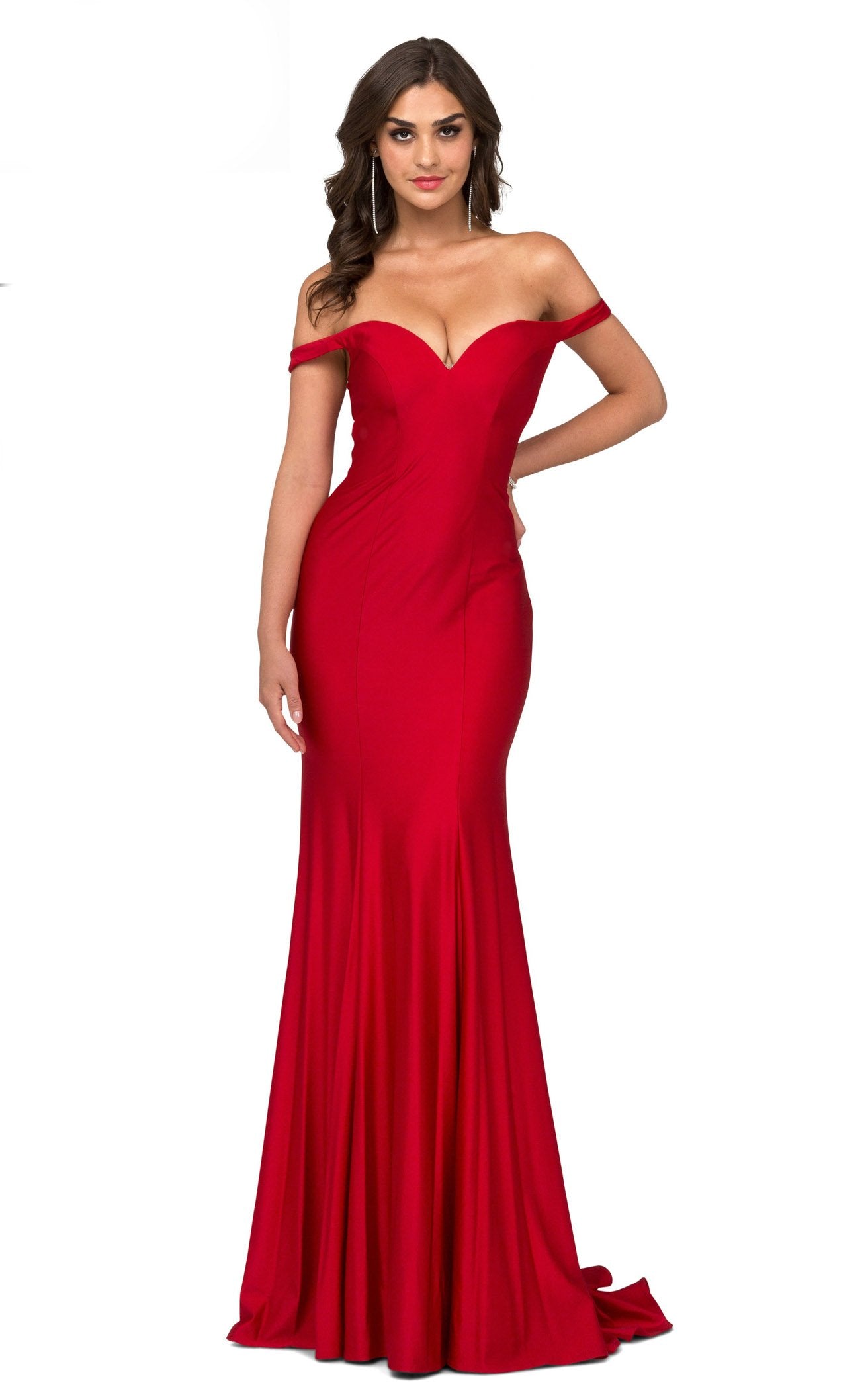 Cecilia Couture 1540 Red Prom Dress main image 1