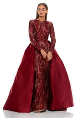 4 of 29 Portia and Scarlett 1705 Burgundy