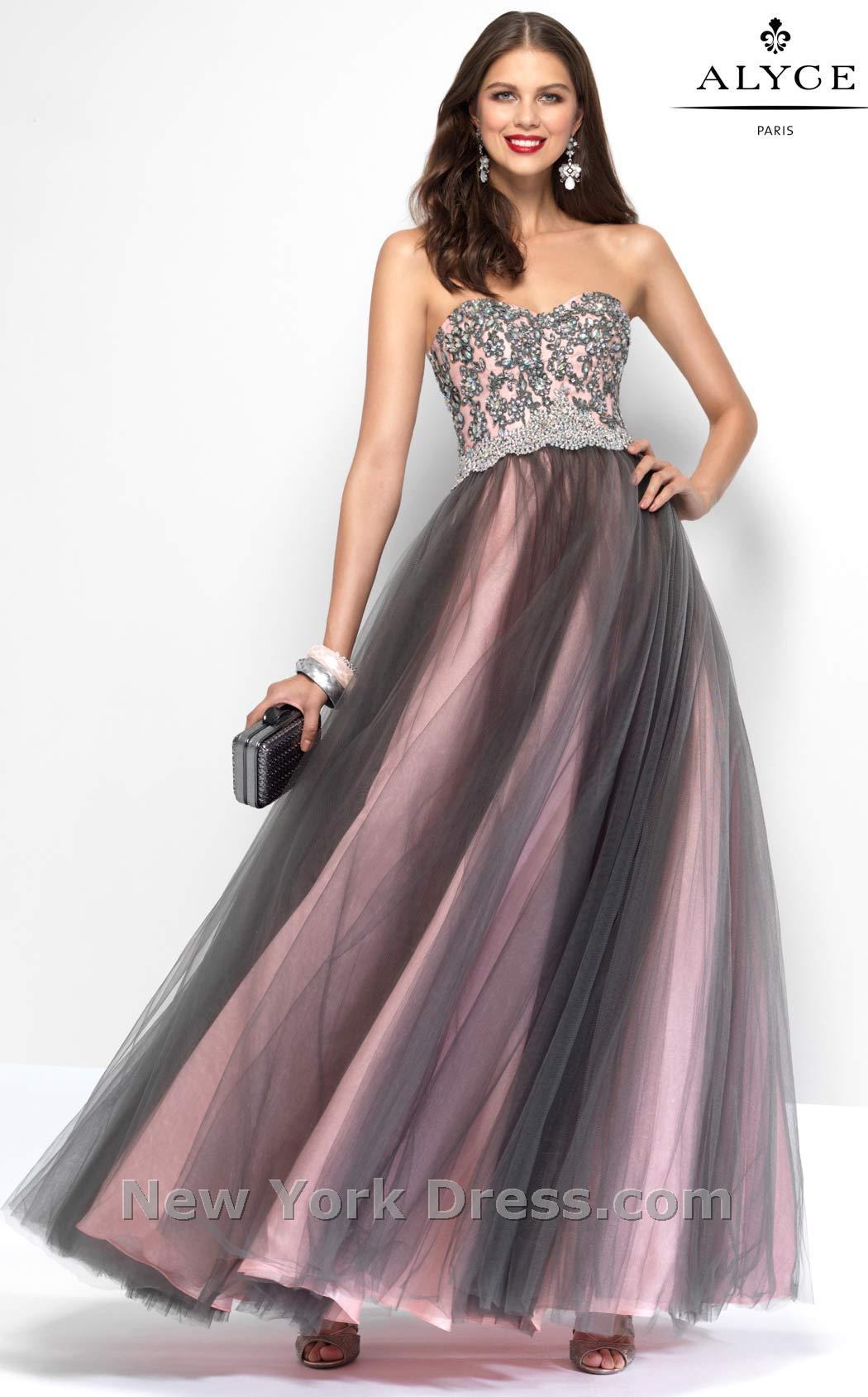 Alyce Paris - 6468 Two Piece Dress In Diamond White main image 1