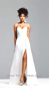 2 of 26 Faviana 6428 Ivory