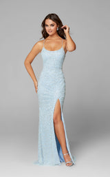 7 of 25 Primavera Couture 3638 Dress Powder-Blue