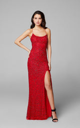 8 of 25 Primavera Couture 3638 Dress Red