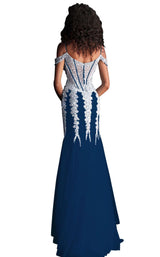 17 of 36 Jovani 51115 Navy/Navy