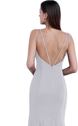 28 of 28 Jovani 58557 Silver