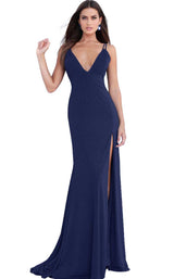 5 of 28 Jovani 58557 Navy