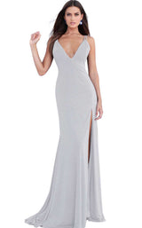6 of 28 Jovani 58557 Silver