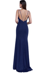 13 of 28 Jovani 58557 Navy