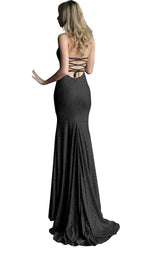 13 of 32 Jovani 60137 Black