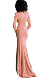 7 of 24 Jovani 61385 Blush