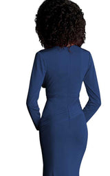 23 of 24 Jovani 61385 Navy