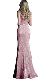 9 of 28 Jovani 62499 Burgundy