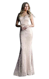 1 of 28 Jovani 62499 Champagne