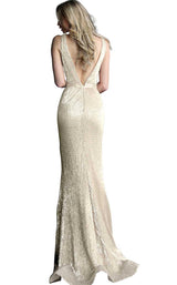 12 of 28 Jovani 62507 Off White
