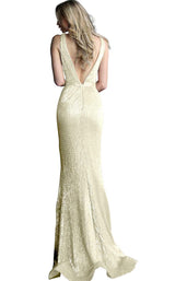 2 of 28 Jovani 62507 Champagne