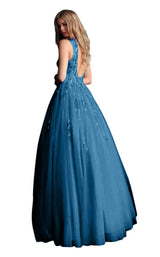 15 of 30 Jovani 62619 Teal