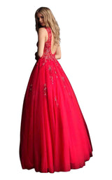 13 of 30 Jovani 62619 Red