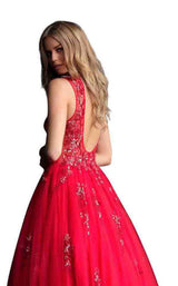 28 of 30 Jovani 62619 Red