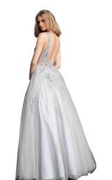 14 of 30 Jovani 62619 Silver