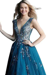 26 of 30 Jovani 62619 Teal