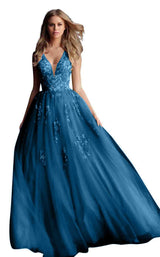 5 of 30 Jovani 62619 Teal