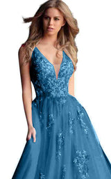 23 of 30 Jovani 62619 Teal