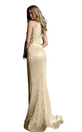 9 of 28 Jovani 63552 Champagne