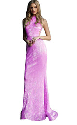 3 of 28 Jovani 63552 Fuchsia