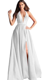 7 of 28 Jovani 63652 White